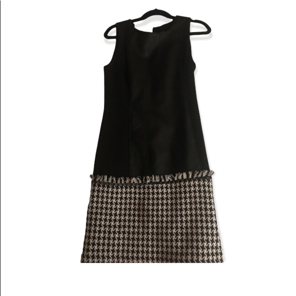 SAKS Kids Size 8 Checkered skirt and black top